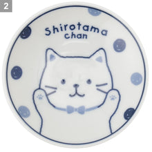 FukuFukuNyanko 藍染豆皿（丸型）
