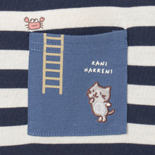  Fuku Fuku NyankoおもしろポケットTシャツ（レディース）
