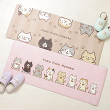  Fuku Fuku Nyanko PVCキッチンマット
