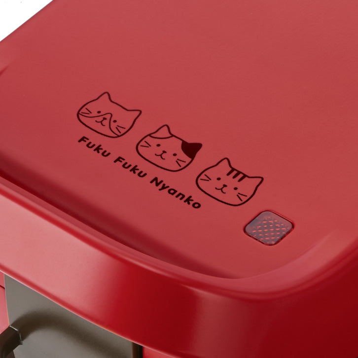 Fuku Fuku Nyanko ホットサンドメーカー　レッド