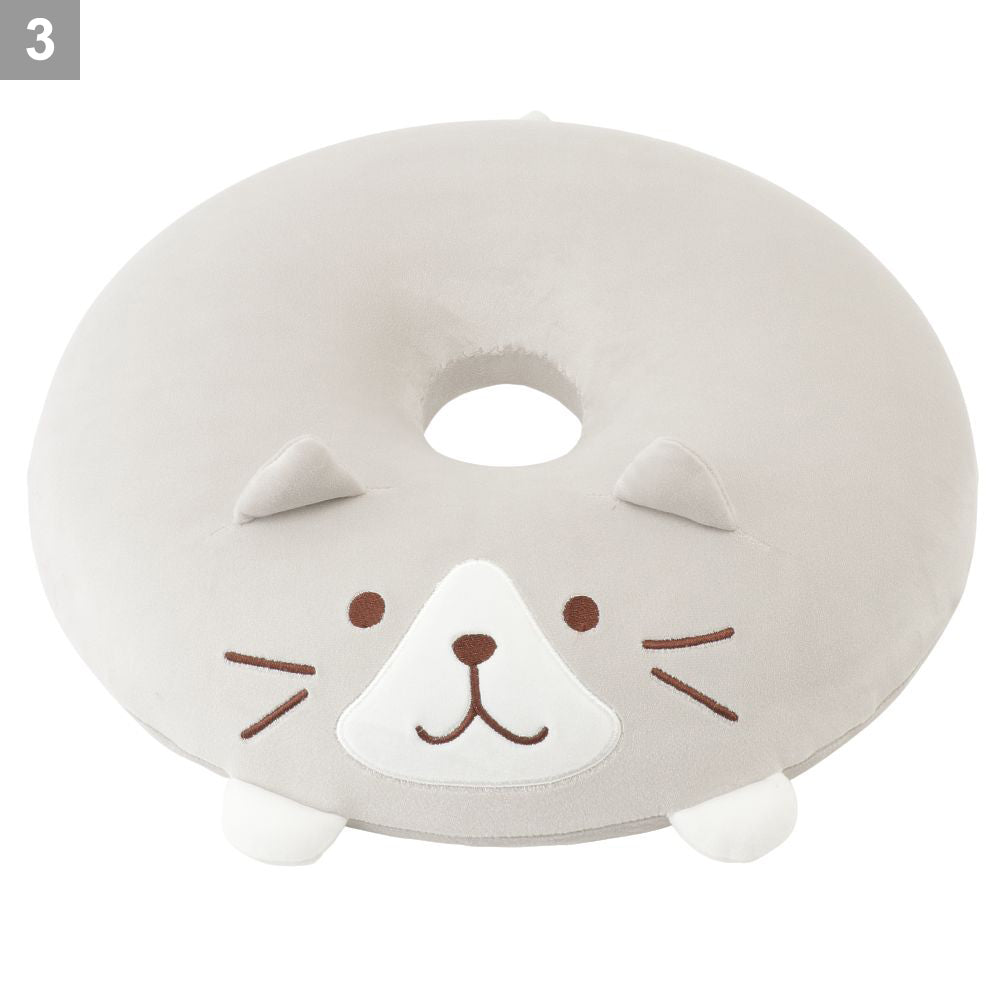 ふくふくにゃんこ もっちり円座クッション