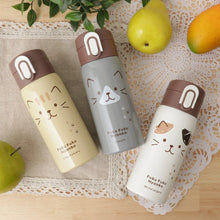  ふくふくにゃんこ フェイスワンタッチボトル
