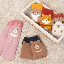  アニマル裏起毛ソックス（全身）【3足税込1100円】
