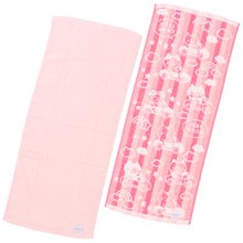  Fuku Fuku Nyankoドライブ無撚糸フェイスタオル2枚組【2点税込1100円】
