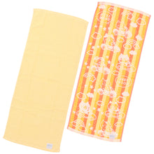  Fuku Fuku Nyankoドライブ無撚糸フェイスタオル2枚組【2点税込1100円】
