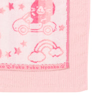  Fuku Fuku Nyankoドライブ無撚糸フェイスタオル2枚組【2点税込1100円】
