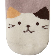  Fuku Fuku Nyanko裏起毛ショートソックス【3足税込1100円】
