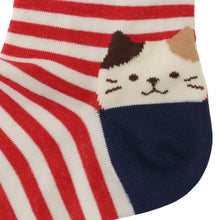  Fuku Fuku Nyanko 足裏ラバークルーソックス【3足税込1100円】
