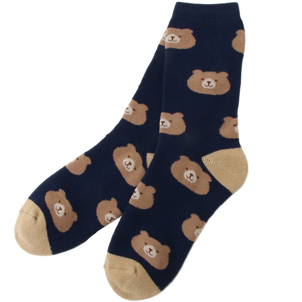 アニマル裏パイルソックス（総柄）【3足税込1100円】