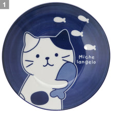  Fuku Fuku Nyanko 軽量藍染プレート
