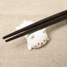  FukuFukuNyanko ねそべり箸置き（しろたま・スコア・シャーシャ）
