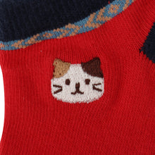  Fuku Fuku Nyanko ネイティブ柄スニーカーソックス【3足税込1100円】

