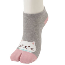  Fuku Fuku Nyanko 涼感足袋スニーカーソックス【3足税込1100円】
