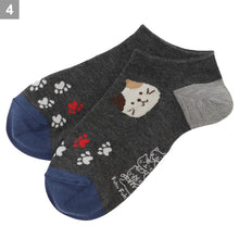  Fuku Fuku Nyanko 足裏ラバースニーカーソックス【3足税込1100円】

