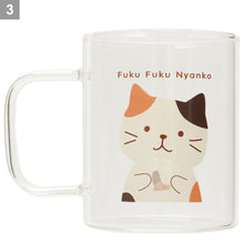  FukuFukuNyanko 耐熱グラスマグ
