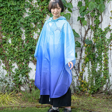  FukuFukuNyanko グラデーションサイクルレインポンチョ
