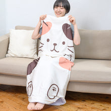  Fuku Fuku Nyanko接触冷感ひんやりすっぽりケット
