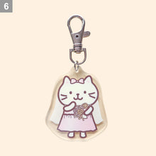  FukuFukuNyanko ブライダルアクリルキーホルダー
