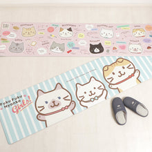  Fuku Fuku Nyanko PVCロングキッチンマット
