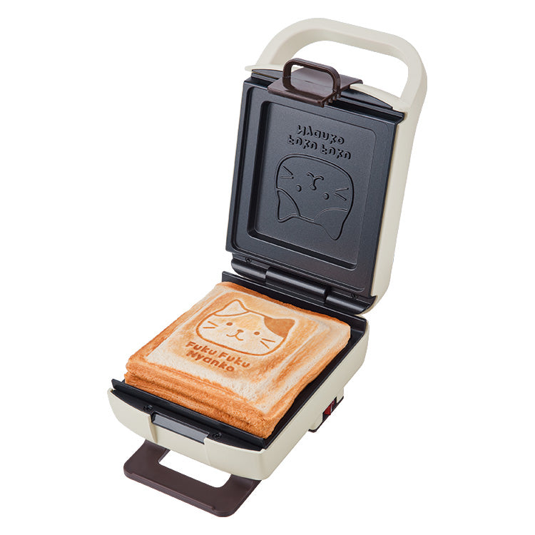 Fuku Fuku Nyanko ホットサンドメーカー　レッド