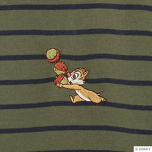  チップ&amp;デール　ボーダー7分Tシャツ
