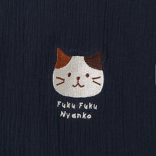  Fuku Fuku Nyanko楊柳メンズ甚平
