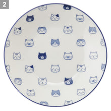  Fuku Fuku Nyanko 軽量藍染プレート
