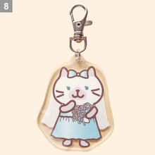  FukuFukuNyanko ブライダルアクリルキーホルダー
