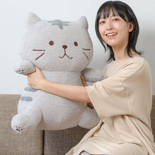  ふくふくにゃんこ ぽわぽわBIG抱きぐるみ（サバタ・クロスケ・しろたまちゃん）【WEB限定】
