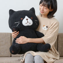  ふくふくにゃんこ ぽわぽわBIG抱きぐるみ（サバタ・クロスケ・しろたまちゃん）【WEB限定】
