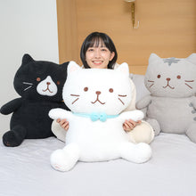  ふくふくにゃんこ ぽわぽわBIG抱きぐるみ（サバタ・クロスケ・しろたまちゃん）【WEB限定】

