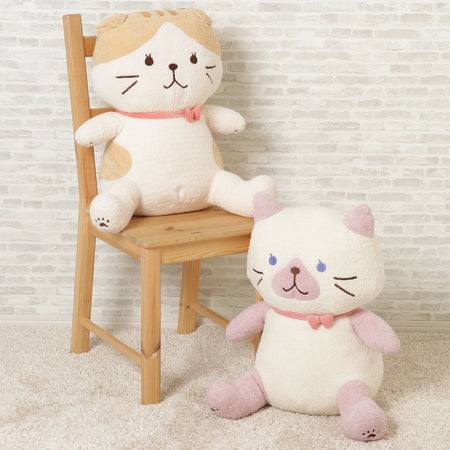 ふくふくにゃんこ ぽわぽわBIG抱きぐるみ（スコア・シャーシャ）