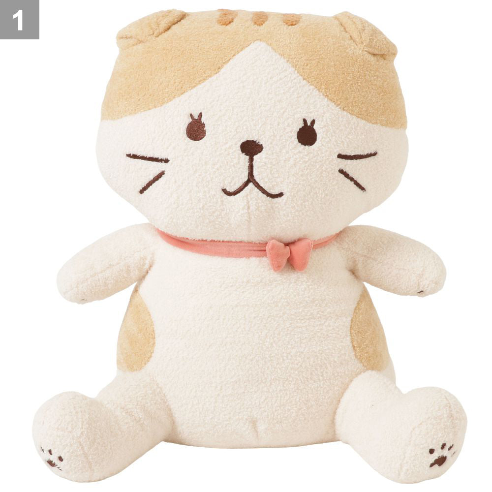 ふくふくにゃんこ ぽわぽわBIG抱きぐるみ（スコア・シャーシャ）