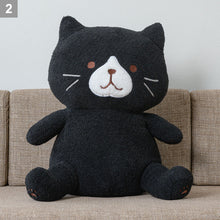  ふくふくにゃんこ ぽわぽわBIG抱きぐるみ（サバタ・クロスケ・しろたまちゃん）【WEB限定】
