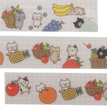  Fuku Fuku Nyankoレトロ透明マスキングテープ
