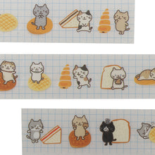  Fuku Fuku Nyankoレトロ透明マスキングテープ
