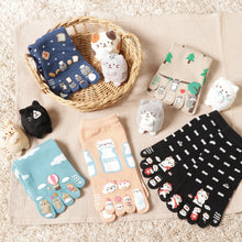  Fuku Fuku Nyanko５本指ショートソックス【3足税込1100円】
