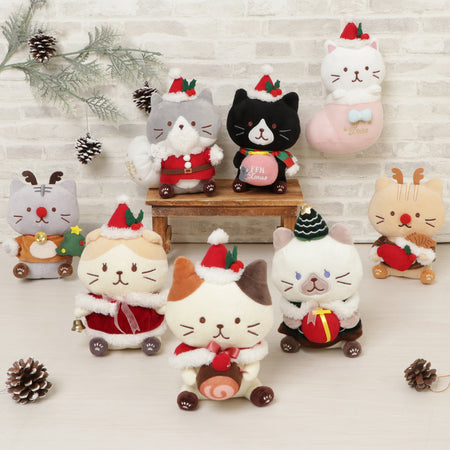 ふくふくにゃんこ クリスマスおすわりマスコット