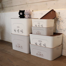  Fuku Fuku Nyankoカフェにゃんこ収納ボックス/Ｓ
